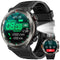 VitaMove Smartwatch Herren Bluetooth Telefonfunktion Fitnessuhr mit Taschenlampe