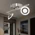 Lumi LED Deckenleuchte Chrom dimmbar RGB mit Fernbedienung | Shiraki
