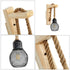 Fabiola 2 Stück Retro Wandleuchte Holz E27 Industrie | Shiraki