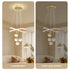 Alina LED Kristall-Kronleuchter dimmbar 80W Gold | Shiraki