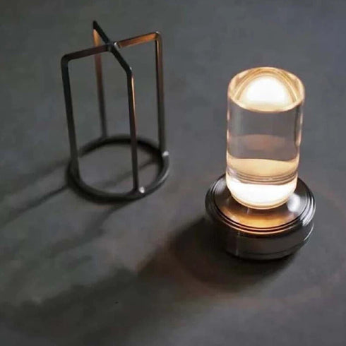 Sofia LED Kristall Tischlampe Wiederaufladbar | Shiraki