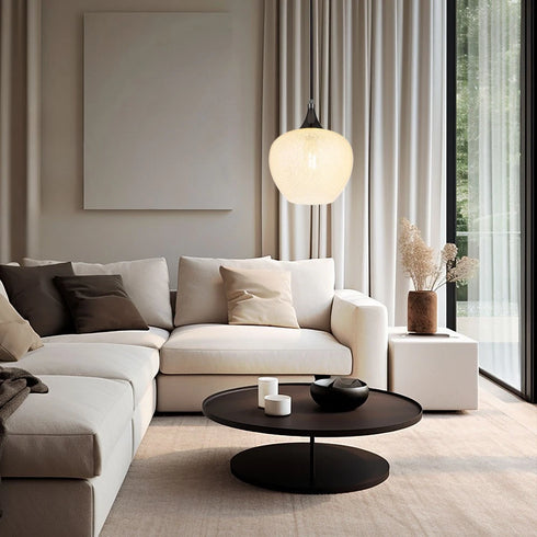 Ingrid Hängeleuchte Glas & Acryl Kristalle E27 | Shiraki