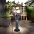 Noor Stehlampensockel LED E27 Bewegungsmelder 45 cm Außenlicht | Shiraki