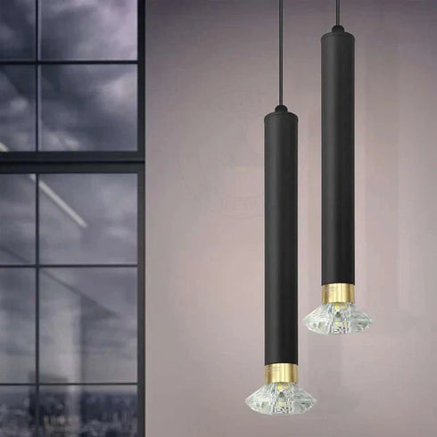 Astrid LED Pendelleuchte zylindrisch E14 Aluminium moderner Küchenspot