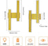 Emilia LED Wandleuchte 32W 46cm Warmweiß | Shiraki