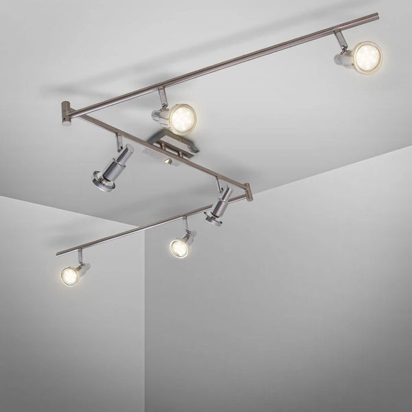 Oskar LED Deckenschiene 6-flammig GU10 Spotleuchte | Shiraki