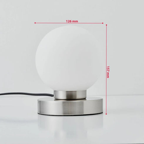 Maja Touch Tischleuchte E14 Nachttischlampe Glas | Shiraki