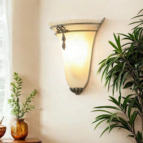 Clara Wandleuchte E14 Bronze Jugendstil | Shiraki