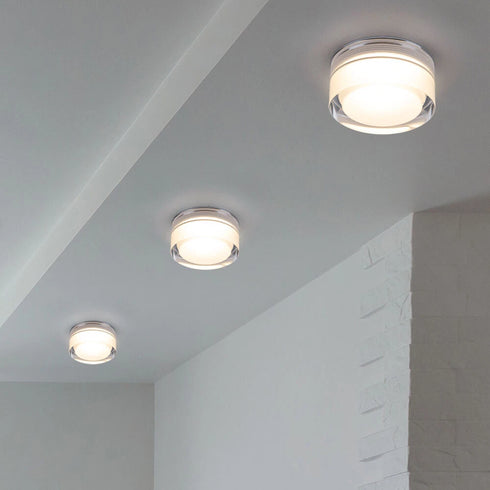 Lena LED Einbaustrahler 3er Set Chrom rund Warmweiß | Shiraki