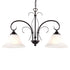 Signe Vintage Pendelleuchte 2-flammig Metall Glas | Shiraki