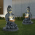 Ronja Solar Gartenlampe Buddha LED 28cm | Shiraki