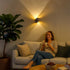 Sunniva LED-Wandleuchte 2er-Set auf und ab G9-Aluminium | Shiraki