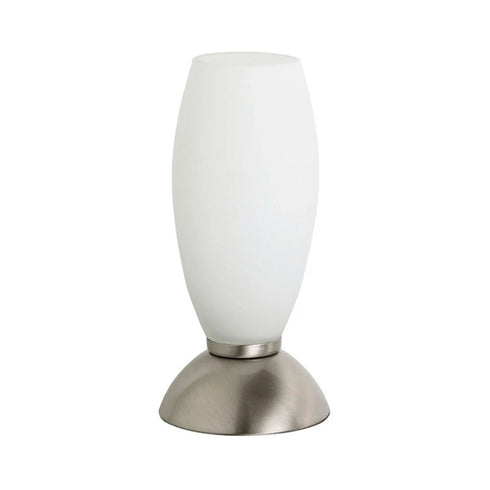 Freya Tischleuchte Dimmbar G9 Glas weiß | Shiraki