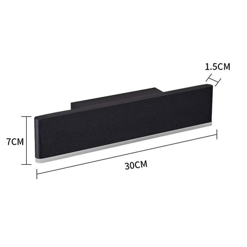 Mira LED Wandleuchte Drehbares Modernes Schwarzes Nachtlicht | Shiraki