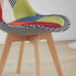 SVEIN Esszimmerstuhl 2er Set Patchwork Massivholz