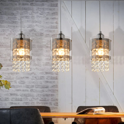 Astrid LED Pendelleuchte Zylindrisch E14 Aluminium