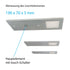 Vilde LED Küchen Unterbauleuchte 5mm Aluminium Dimmbar | Shiraki