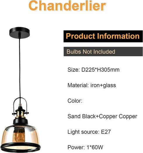 Marie Pendelleuchte Modern Industrie E27 60W Minimalistisch | Shiraki