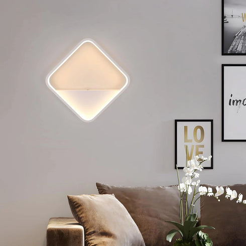 Valeria LED Wandleuchte Quadratisch 20W | Shiraki