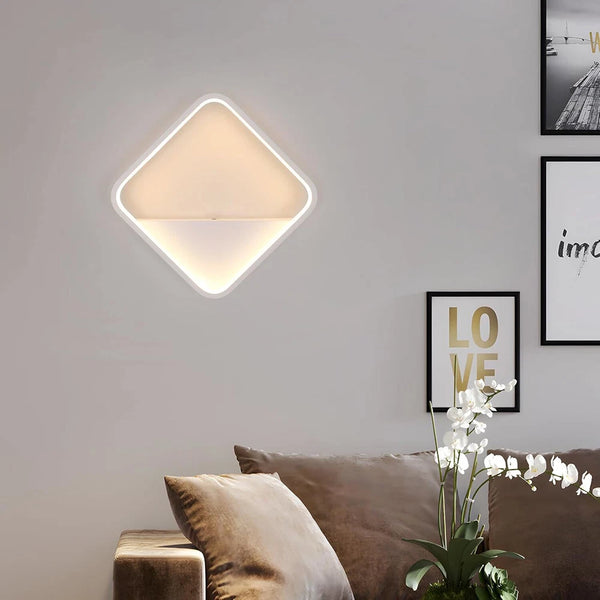 Valeria LED Wandleuchte Quadratisch 20W | Shiraki