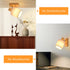 Axel LED Pendelleuchte Holz Stoff Wandstrahler Deckenlampe