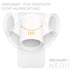 Iben LED Leselampe Wandlicht GU10 mit USB und Schalter | Shiraki
