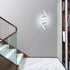 Clara LED Wandleuchte Spirale Aluminium Weiß | Shiraki