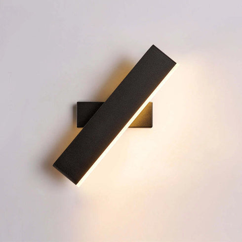 Mira LED Wandleuchte Drehbares Modernes Schwarzes Nachtlicht | Shiraki