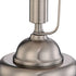 Sigrid Tischlampe E14 Alabasterglas Nickel | Shiraki