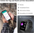 Trackon Smartwatch für Damen und Herren Fitnessuhr mit Always-On-Display