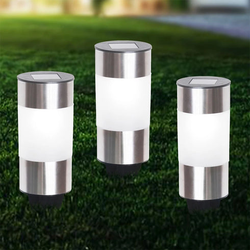 Luna Set mit 6 LED-Solar-Plug-in-Leuchten Gartenballleuchten | Shiraki