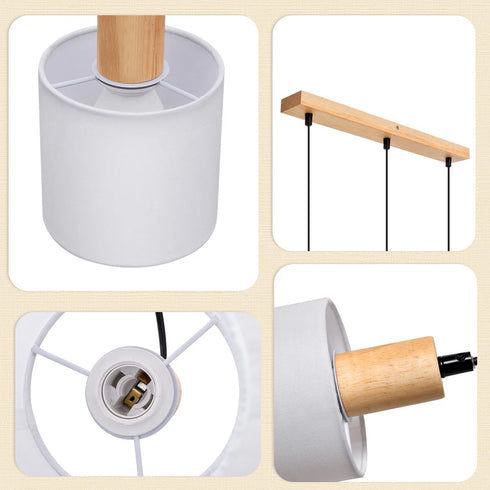 Leif LED Pendelleuchte Esszimmerlampe für Küche | Shiraki