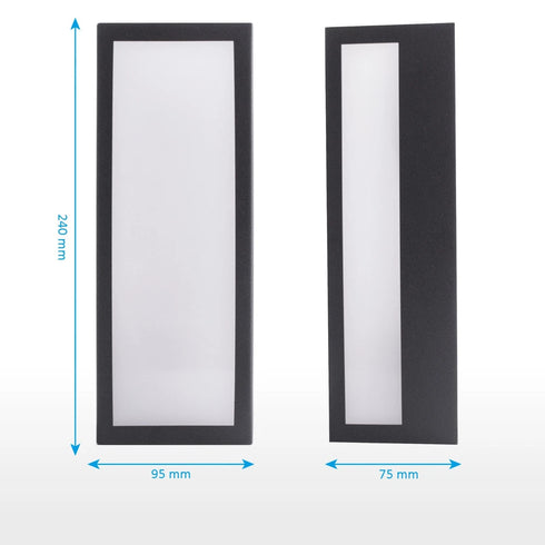 Lila Außenleuchte E27 Wandleuchte IP44 | Shiraki