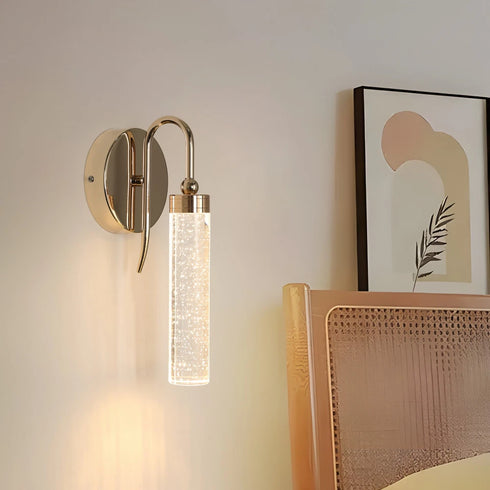Liora LED Wandleuchte modern Gold warmweiß | Shiraki