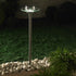 VelaLum Solar LED Gartenleuchte Edelstahl 50 cm | Shiraki