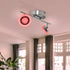 Lumi LED Deckenleuchte Chrom dimmbar RGB mit Fernbedienung | Shiraki