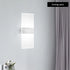 Hallie 2-teilige LED-Wandleuchten oben und unten 6 W Aluminium Acryl | Shiraki