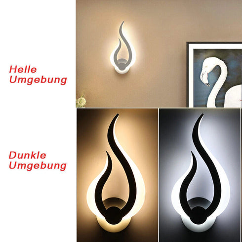 Elina LED Wandleuchte 9W Modern Effektlicht Innen | Shiraki