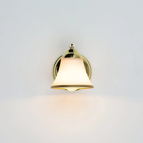 Livia Wandlampe verstellbar Gold E14 Glas | Shiraki