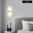 Hallie 2-teilige LED-Wandleuchten oben und unten 6 W Aluminium Acryl | Shiraki