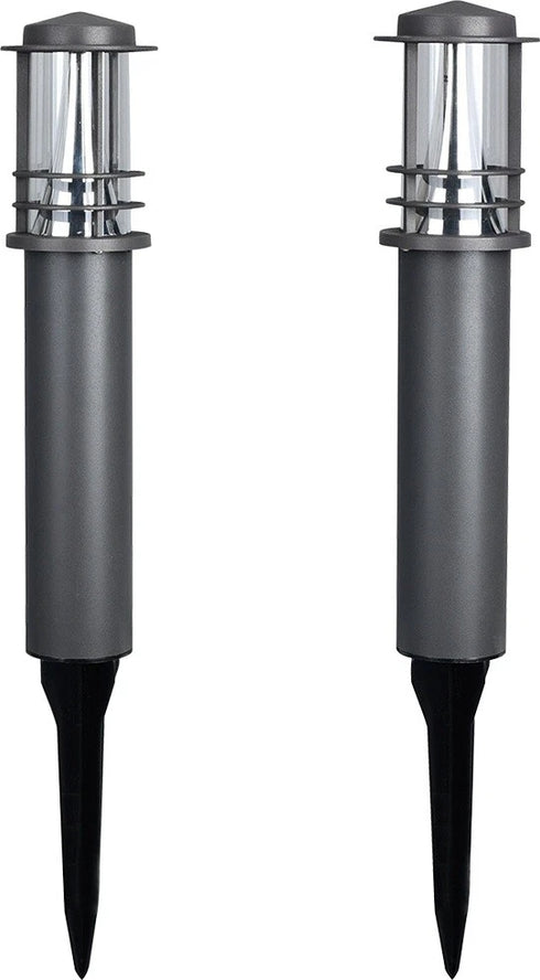 Zsófia 2er Set LED Gartenleuchten GL13 Anthrazit | Shiraki