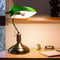 Thalia Bankerlampe Tischlampe Vintage E27 Retro Grün | Shiraki
