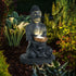 Ronja Solar Gartenlampe Buddha LED 28cm | Shiraki