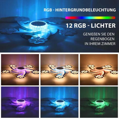 Liora RGB LED Deckenlampe Sternform | Shiraki