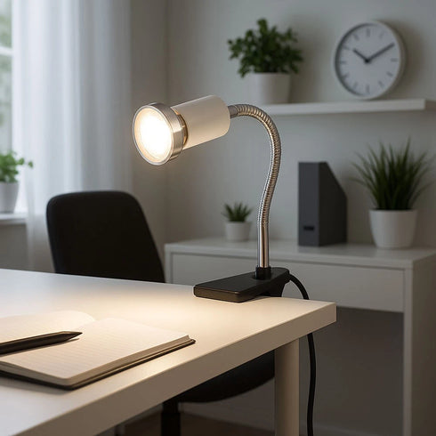 Signe LED Klemmleuchte 2er Set Tischleuchte Flexo Spot | Shiraki