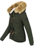 Lexa Damen Winterjacke mit Kapuze & Teddyfell