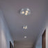 Sophia LED-Deckenleuchte Einbauleuchte 3er-Set Gebürstetes Metall | Shiraki