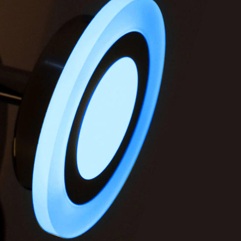 Lumi LED Deckenleuchte Chrom dimmbar RGB mit Fernbedienung | Shiraki