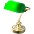 Clara Tischlampe Vintage E14 Grün Messing | Shiraki