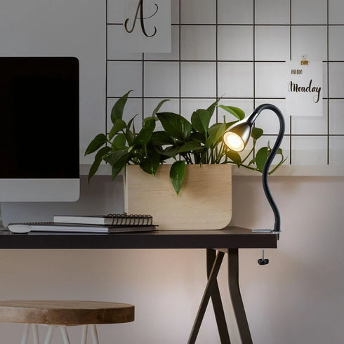 Liesel LED Klemmleuchte Tischlampe | Shiraki